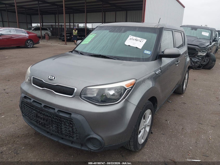 2015 Kia Soul VIN KNDJN2A25F7157069 IAAI salvage auction — REAR END, Original (Texas), sold $875 on 2026-07-28 (photo 2)