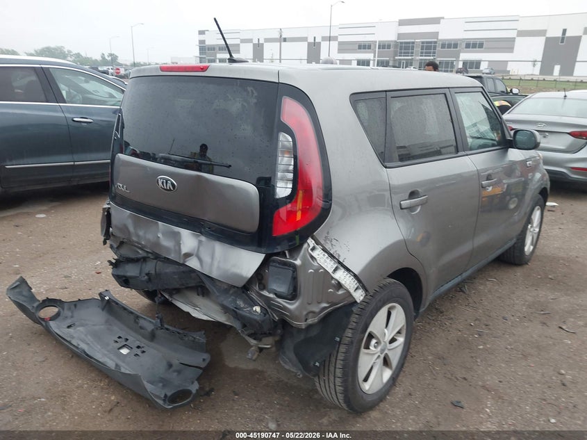 2015 Kia Soul VIN KNDJN2A25F7157069 IAAI salvage auction — REAR END, Original (Texas), sold $875 on 2026-07-28 (photo 4)