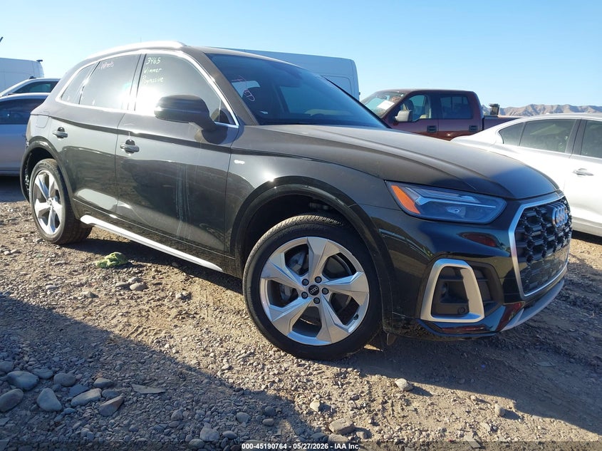 2022 Audi Q5 VIN WA1EAAFY0N2104791 IAAI salvage auction — REAR END, Salvage Title, sold $13,100 on 2026-07-12 (photo 1)