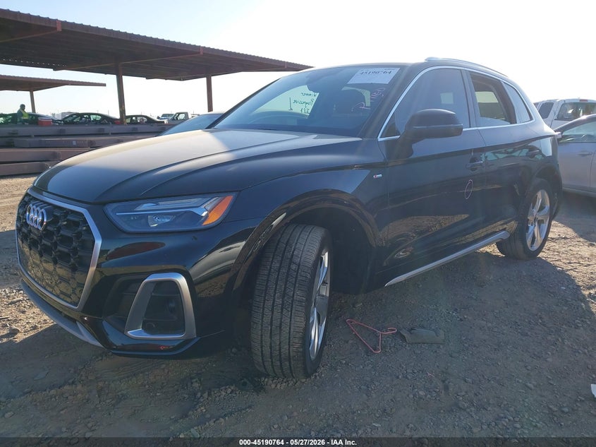 2022 Audi Q5 VIN WA1EAAFY0N2104791 IAAI salvage auction — REAR END, Salvage Title, sold $13,100 on 2026-07-12 (photo 2)