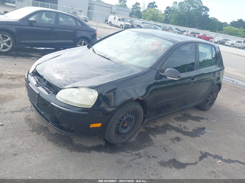 2009 Volkswagen Rabbit VIN WVWDA71K49W093512 IAAI salvage auction — FRONT END, Repossession Paperwork (Georgia), sold $300 on 2026-07-22 (photo 2)