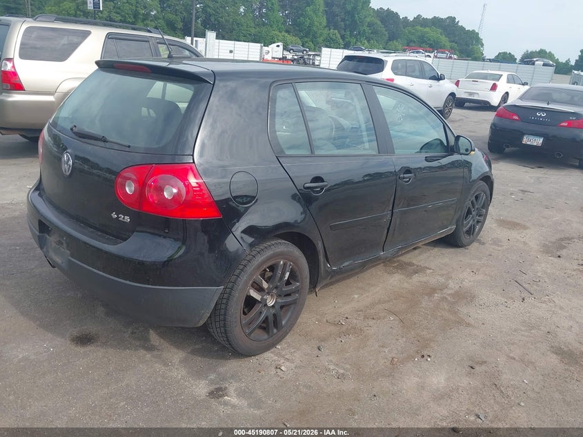 2009 Volkswagen Rabbit VIN WVWDA71K49W093512 IAAI salvage auction — FRONT END, Repossession Paperwork (Georgia), sold $300 on 2026-07-22 (photo 4)