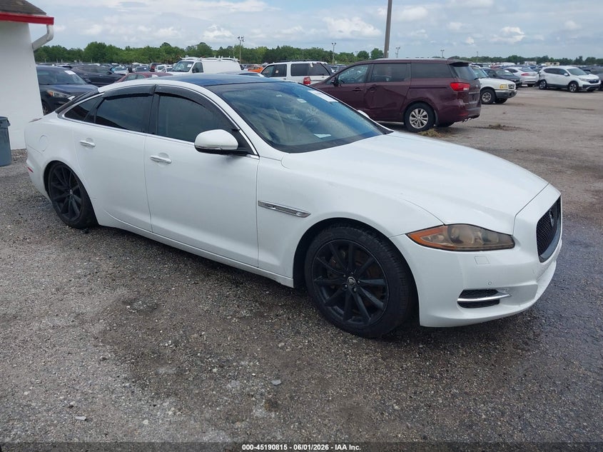 2013 Jaguar Xj VIN SAJWJ1CD8D8V47635 IAAI salvage auction — STRIPPED, Clear (Florida), sold $525 on 2026-07-15 (photo 1)
