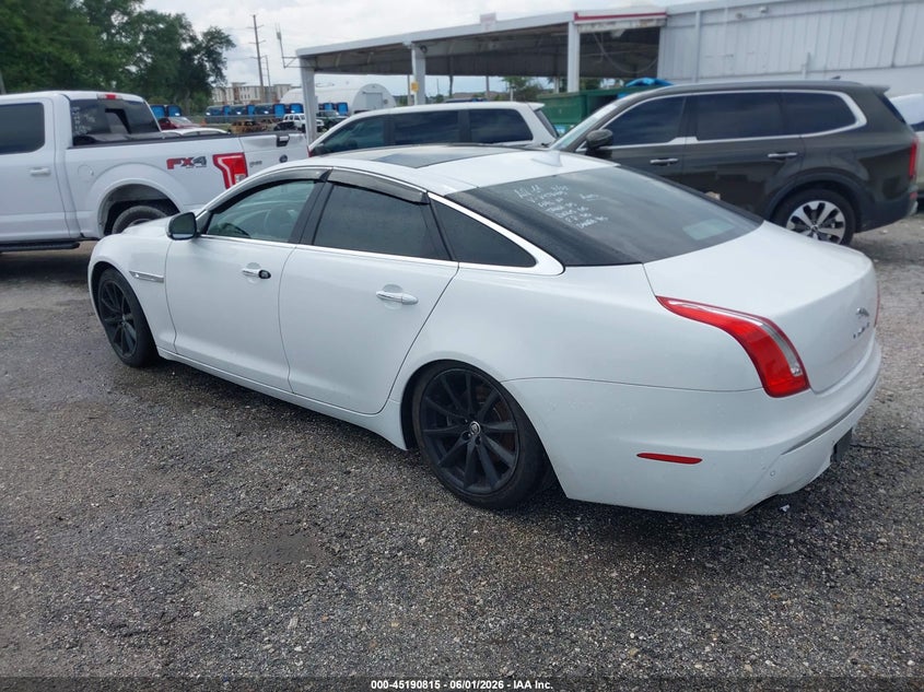 2013 Jaguar Xj VIN SAJWJ1CD8D8V47635 IAAI salvage auction — STRIPPED, Clear (Florida), sold $525 on 2026-07-15 (photo 3)