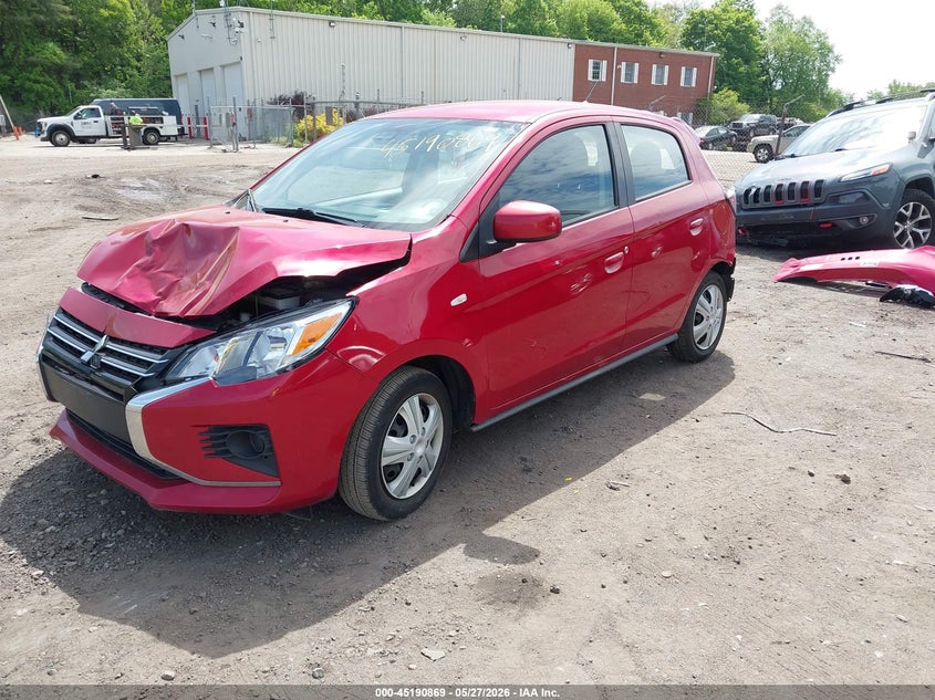 2021 Mitsubishi Mirage VIN ML32AUHJ0MH008118 IAAI salvage auction — ALL OVER, Salvage Title, sold $1,150 on 2026-07-17 (photo 2)