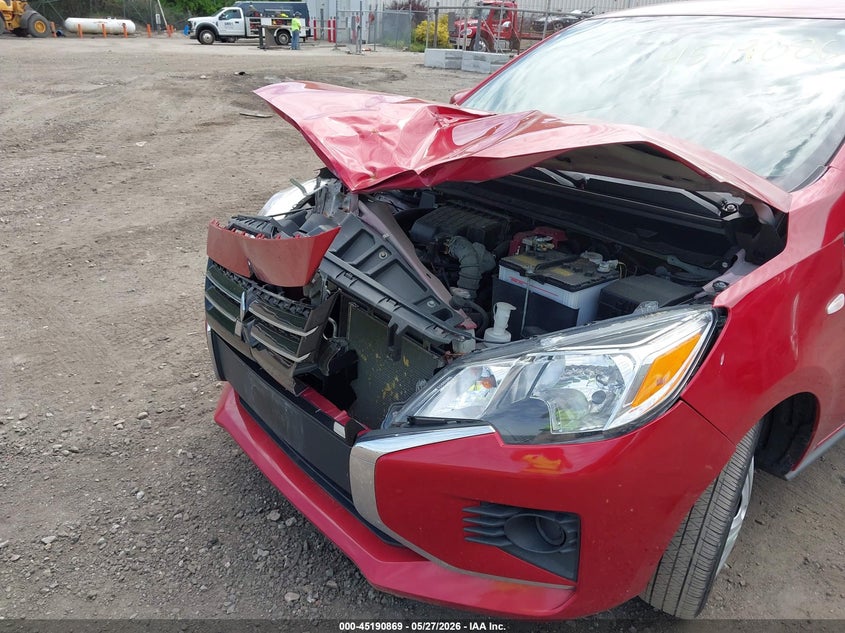 2021 Mitsubishi Mirage VIN ML32AUHJ0MH008118 IAAI salvage auction — ALL OVER, Salvage Title, sold $1,150 on 2026-07-17 (photo 6)