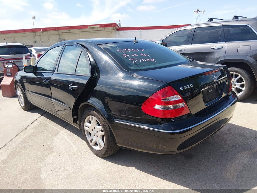 2005 Mercedes-benz E-class VIN WDBUF65J75A729407 IAAI salvage auction — NORMAL WEAR, Original (Texas), sold $575 on 2026-08-10 (photo 3)