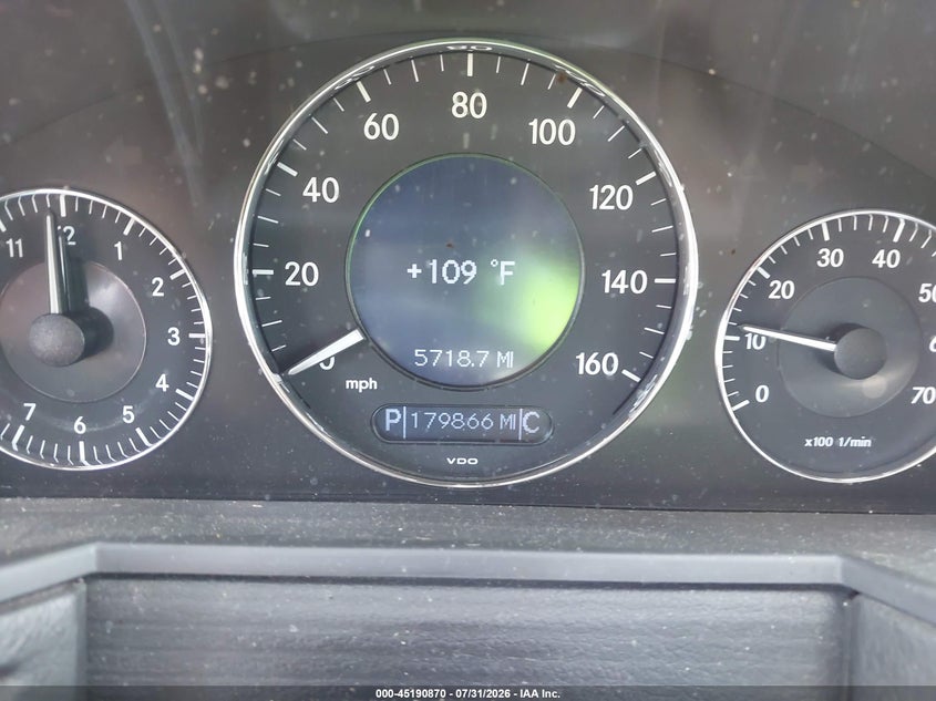 2005 Mercedes-benz E-class VIN WDBUF65J75A729407 IAAI salvage auction — NORMAL WEAR, Original (Texas), sold $575 on 2026-08-10 (photo 7)