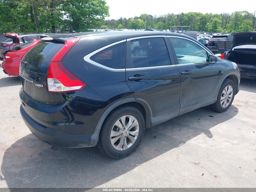 2014 Honda Cr-v VIN 2HKRM4H50EH707838 IAAI salvage auction — WATER/FLOOD, Mv-907A (New York), sold $2,150 on 2026-07-26 (photo 4)