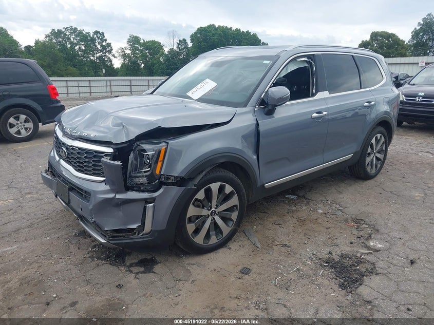 2020 Kia Telluride VIN 5XYP6DHC7LG056017 IAAI salvage auction — FRONT END, Salvage (Georgia), sold $4,700 on 2026-07-29 (photo 2)
