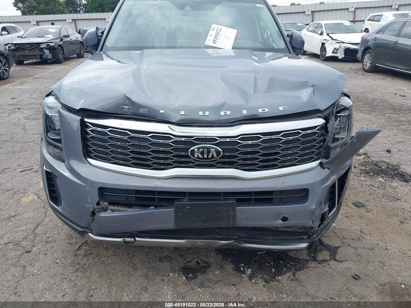 2020 Kia Telluride VIN 5XYP6DHC7LG056017 IAAI salvage auction — FRONT END, Salvage (Georgia), sold $4,700 on 2026-07-29 (photo 6)