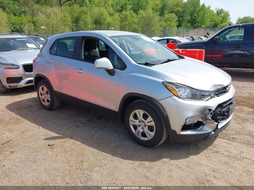 2018 Chevrolet Trax VIN KL7CJKSB0JB544232 IAAI salvage auction — RIGHT FRONT, Salvage (Illinois), sold $1,000 on 2026-07-15 (photo 1)
