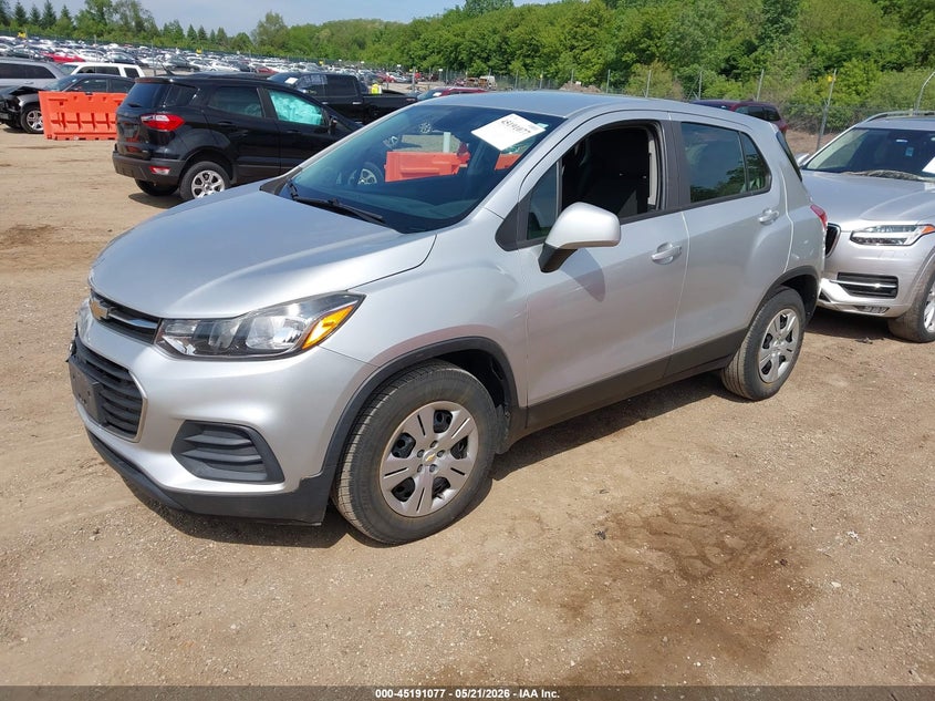 2018 Chevrolet Trax VIN KL7CJKSB0JB544232 IAAI salvage auction — RIGHT FRONT, Salvage (Illinois), sold $1,000 on 2026-07-15 (photo 2)