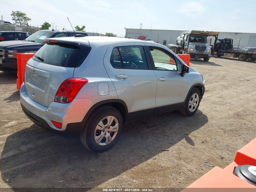 2018 Chevrolet Trax VIN KL7CJKSB0JB544232 IAAI salvage auction — RIGHT FRONT, Salvage (Illinois), sold $1,000 on 2026-07-15 (photo 4)