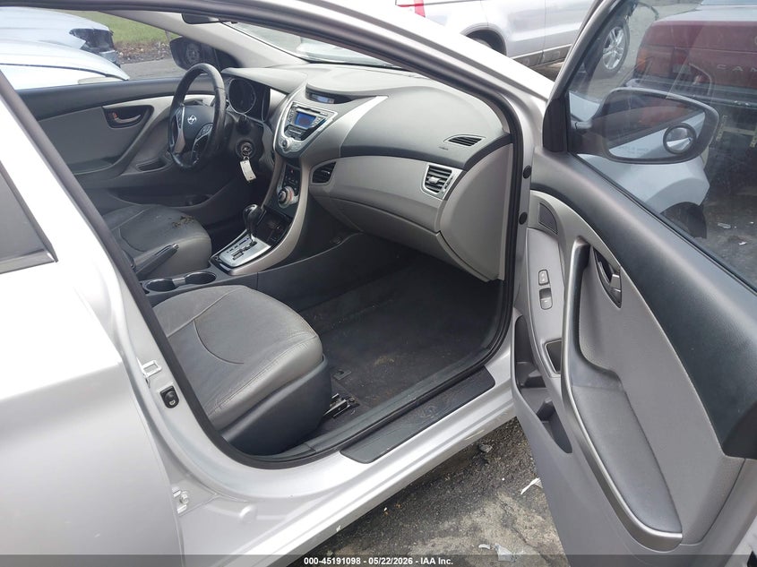 2012 Hyundai Elantra VIN KMHDH4AE2CU432383 IAAI salvage auction — FRONT END, Salvage (North Carolina), sold $375 on 2026-07-30 (photo 5)