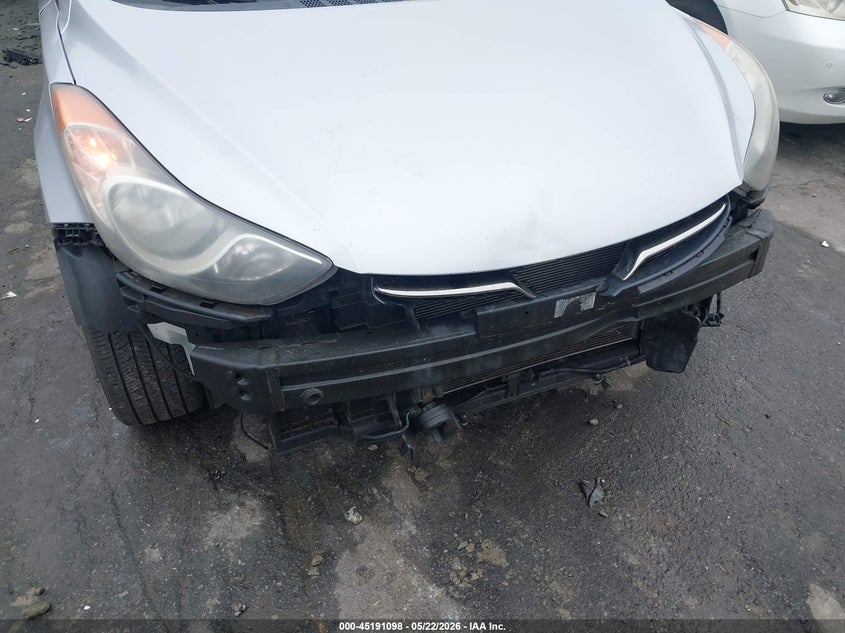 2012 Hyundai Elantra VIN KMHDH4AE2CU432383 IAAI salvage auction — FRONT END, Salvage (North Carolina), sold $375 on 2026-07-30 (photo 6)