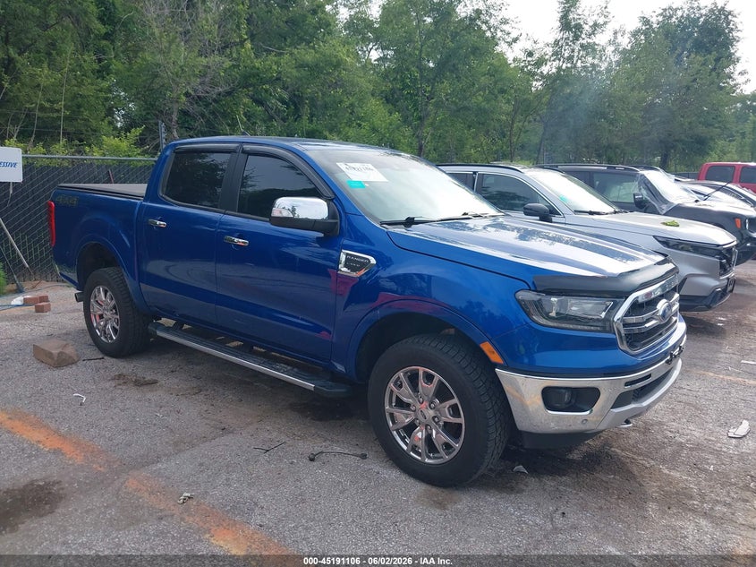 2019 Ford Ranger VIN 1FTER4FH0KLA37969 IAAI salvage auction — HAIL, Salvage Title, sold $13,250 on 2026-07-23 (photo 1)