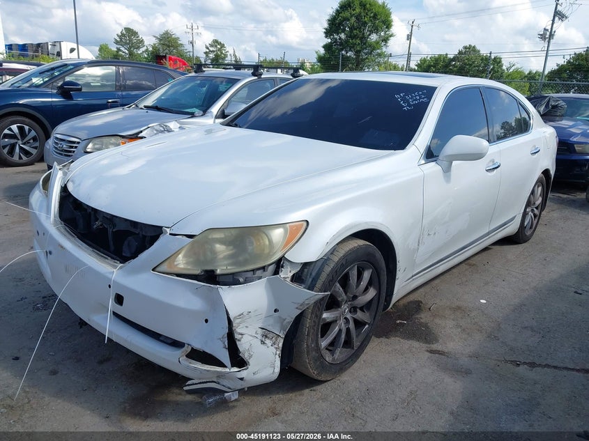 2007 Lexus Ls 460 VIN JTHBL46F675012782 IAAI salvage auction — FRONT END, Salvage (North Carolina), sold $750 on 2026-07-09 (photo 2)