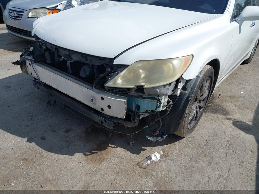 2007 Lexus Ls 460 VIN JTHBL46F675012782 IAAI salvage auction — FRONT END, Salvage (North Carolina), sold $750 on 2026-07-09 (photo 6)