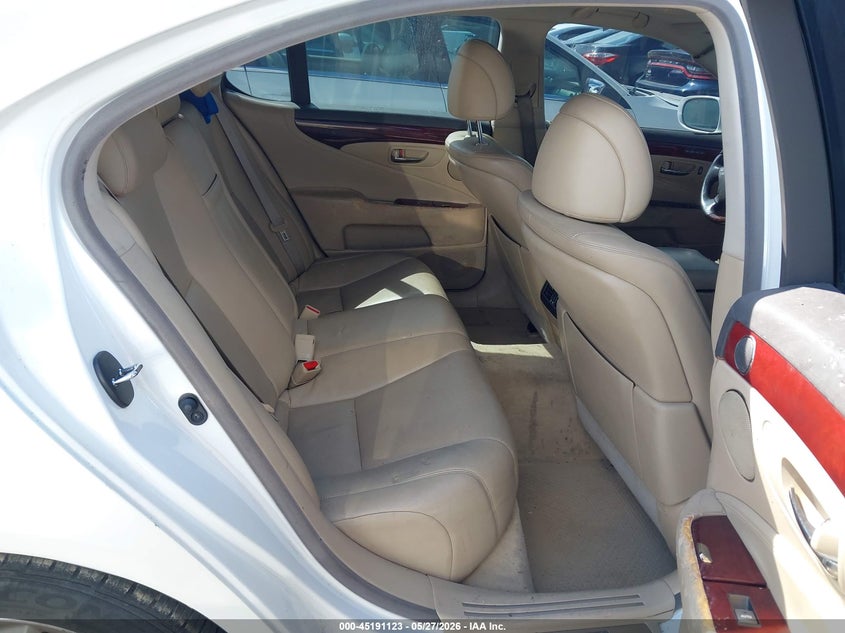 2007 Lexus Ls 460 VIN JTHBL46F675012782 IAAI salvage auction — FRONT END, Salvage (North Carolina), sold $750 on 2026-07-09 (photo 8)