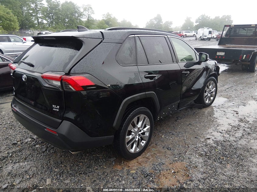 2019 Toyota Rav 4 VIN JTMA1RFV2KD505445 IAAI salvage auction — RIGHT FRONT, Salvage (West Virginia), sold $11,450 on 2026-07-15 (photo 4)