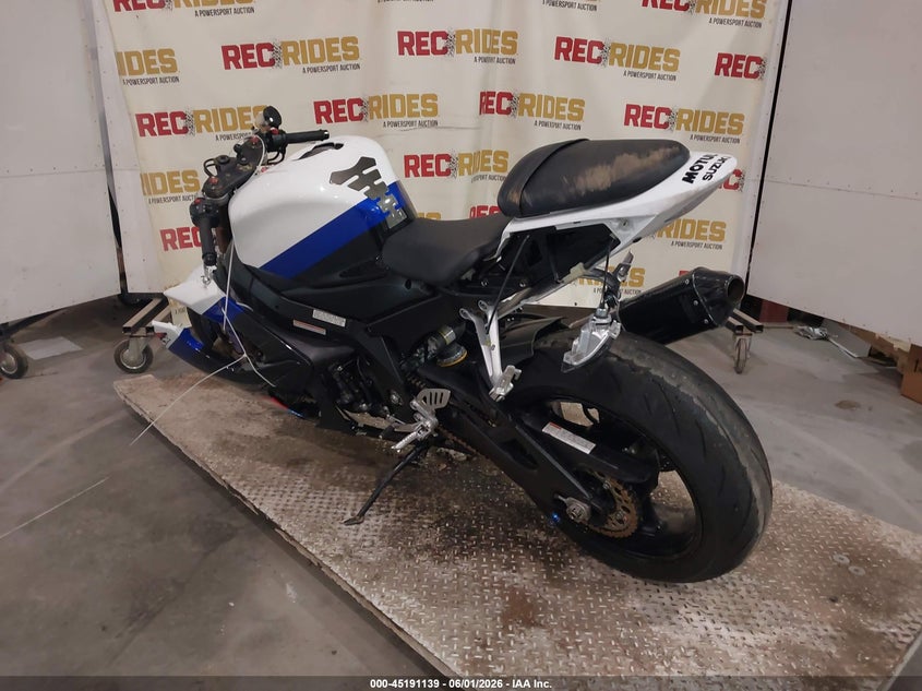 2006 Suzuki Gsx VIN JS1GT76A362113012 IAAI salvage auction — FRONT END, Salvage (North Carolina), sold $2,350 on 2026-07-07 (photo 3)