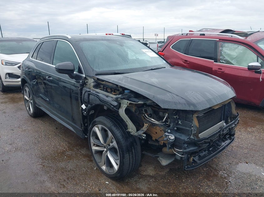 2020 Audi Q3 VIN WA1EECF31L1005226 IAAI salvage auction — FRONT END, Original (Texas), sold $7,000 on 2026-07-11 (photo 1)