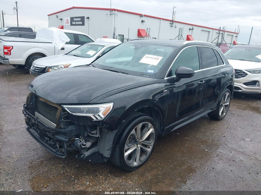 2020 Audi Q3 VIN WA1EECF31L1005226 IAAI salvage auction — FRONT END, Original (Texas), sold $7,000 on 2026-07-11 (photo 2)