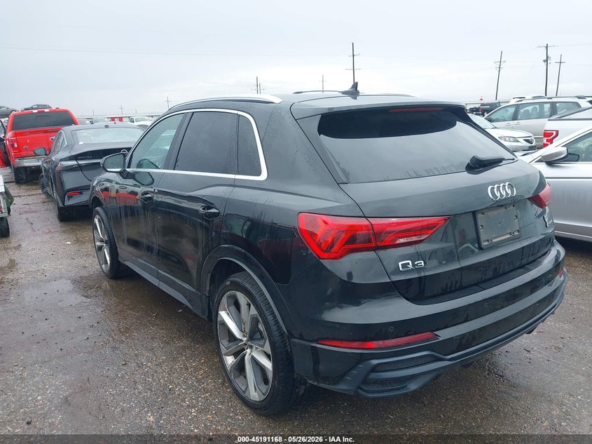 2020 Audi Q3 VIN WA1EECF31L1005226 IAAI salvage auction — FRONT END, Original (Texas), sold $7,000 on 2026-07-11 (photo 3)