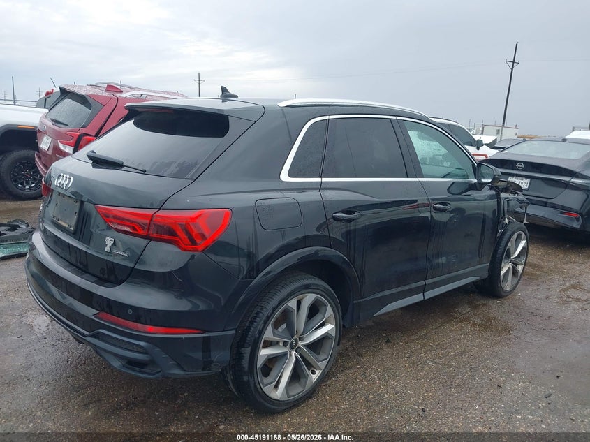 2020 Audi Q3 VIN WA1EECF31L1005226 IAAI salvage auction — FRONT END, Original (Texas), sold $7,000 on 2026-07-11 (photo 4)