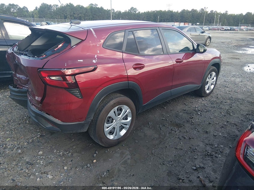 2024 Chevrolet Trax VIN KL77LFE22RC244809 IAAI salvage auction — REAR END, Salvage (Georgia), sold $5,900 on 2026-07-10 (photo 4)
