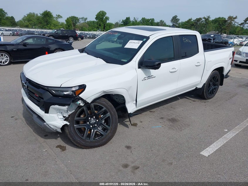 2025 Chevrolet Colorado VIN 1GCPTDEK9S1208642 IAAI salvage auction — LEFT FRONT, Salvage (Indiana), sold $15,600 on 2026-07-09 (photo 2)