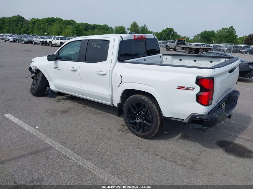 2025 Chevrolet Colorado VIN 1GCPTDEK9S1208642 IAAI salvage auction — LEFT FRONT, Salvage (Indiana), sold $15,600 on 2026-07-09 (photo 3)