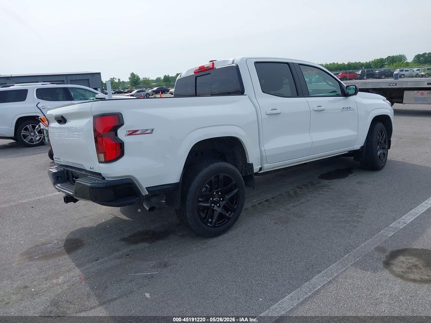 2025 Chevrolet Colorado VIN 1GCPTDEK9S1208642 IAAI salvage auction — LEFT FRONT, Salvage (Indiana), sold $15,600 on 2026-07-09 (photo 4)