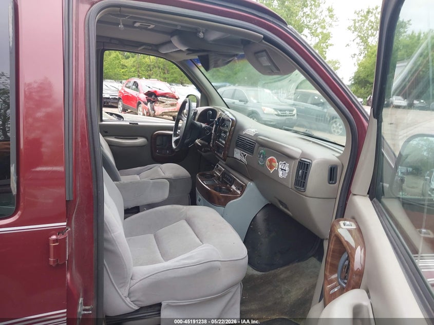 1999 Chevrolet Express 2500 VIN 1GBFG15R4X1036916 IAAI salvage auction — RIGHT FRONT, Salvage (Ohio), sold $350 on 2026-07-31 (photo 5)