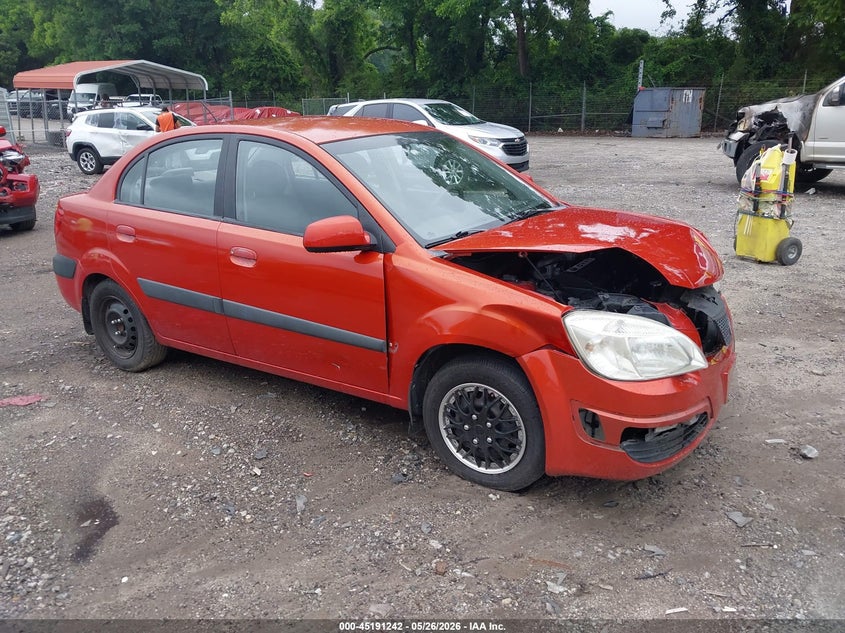 2009 Kia Rio VIN KNADE223196557805 IAAI salvage auction — FRONT END, Salvage (Georgia), sold $275 on 2026-07-10 (photo 1)