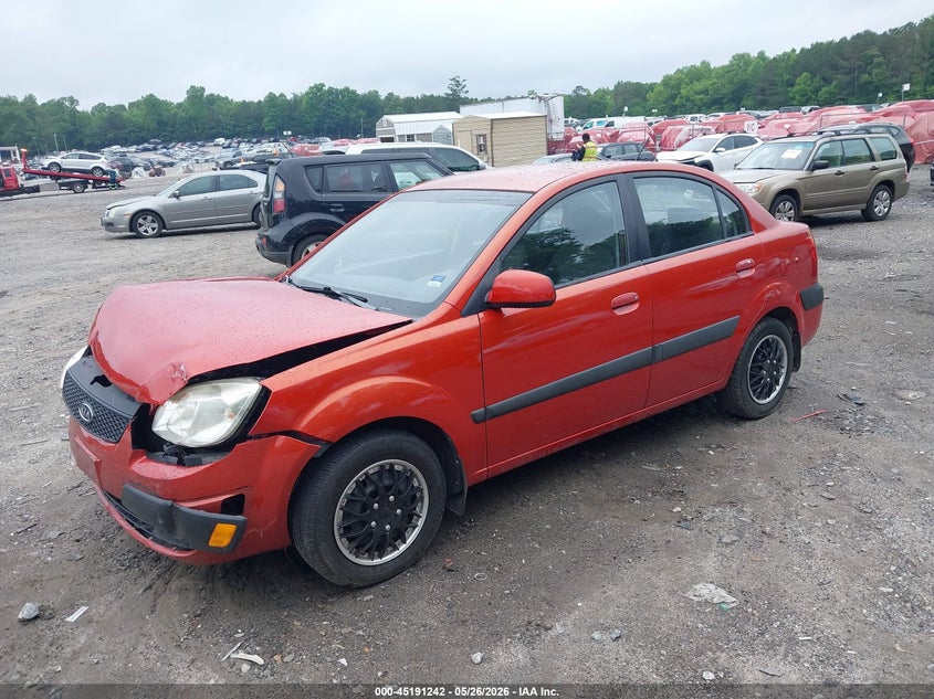 2009 Kia Rio VIN KNADE223196557805 IAAI salvage auction — FRONT END, Salvage (Georgia), sold $275 on 2026-07-10 (photo 2)