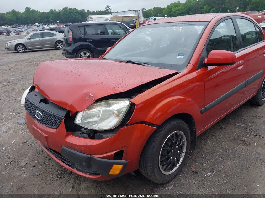 2009 Kia Rio VIN KNADE223196557805 IAAI salvage auction — FRONT END, Salvage (Georgia), sold $275 on 2026-07-10 (photo 6)