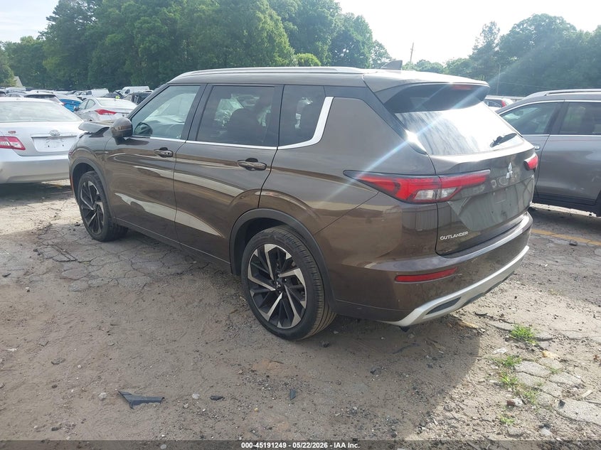 2022 Mitsubishi Outlander VIN JA4J3VA80NZ008402 IAAI salvage auction — FRONT END, Salvage (Georgia), sold $7,400 on 2026-07-15 (photo 3)
