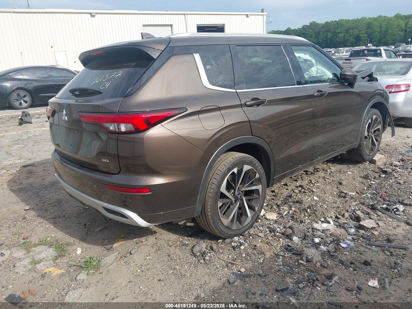 2022 Mitsubishi Outlander VIN JA4J3VA80NZ008402 IAAI salvage auction — FRONT END, Salvage (Georgia), sold $7,400 on 2026-07-15 (photo 4)