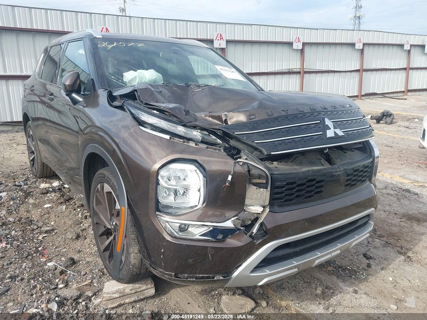 2022 Mitsubishi Outlander VIN JA4J3VA80NZ008402 IAAI salvage auction — FRONT END, Salvage (Georgia), sold $7,400 on 2026-07-15 (photo 6)