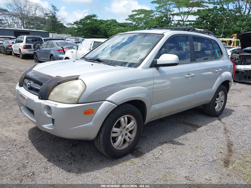 2008 Hyundai Tucson VIN KM8JN12D58U768195 IAAI salvage auction — REAR END, Clear (Hawaii), sold $150 on 2026-07-21 (photo 2)