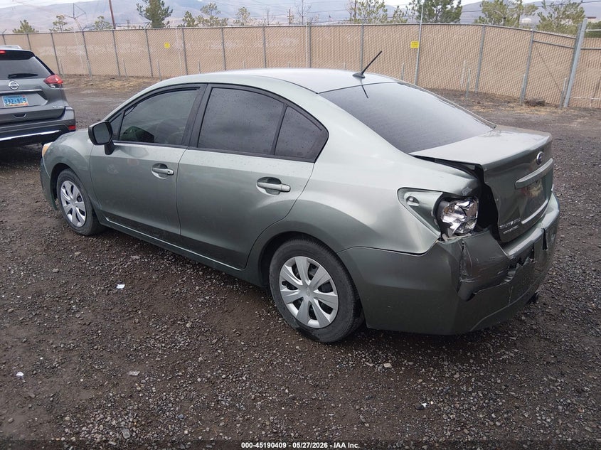 2014 Subaru Impreza VIN JF1GJAA62EH020107 IAAI salvage auction — REAR END, Salvage (Nevada), sold $750 on 2026-07-24 (photo 3)