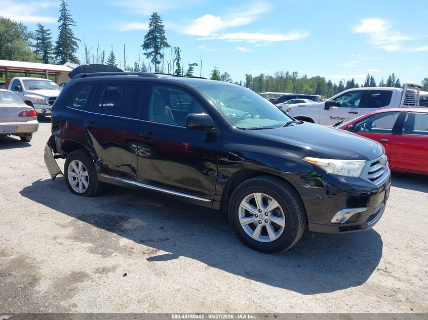2011 Toyota Highlander VIN 5TDBK3EH2BS063734 IAAI salvage auction — RIGHT SIDE, Bill Of Sale (Washington), sold $1,050 on 2026-07-22 (photo 1)