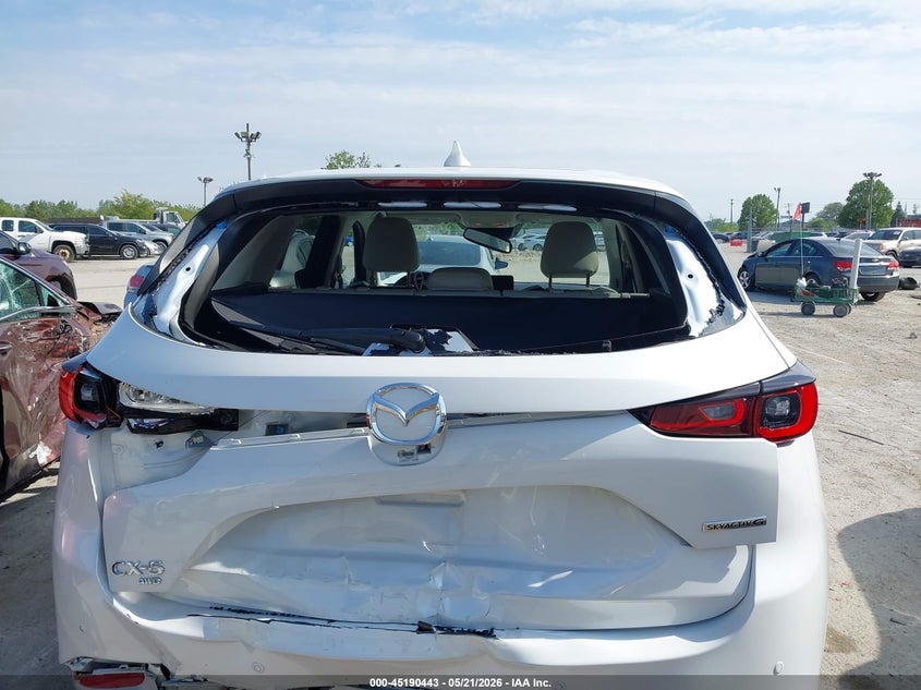 2025 Mazda Cx-5 VIN JM3KFBEM4S0776379 IAAI salvage auction — REAR END, Salvage (Illinois), sold $10,275 on 2026-07-28 (photo 6)