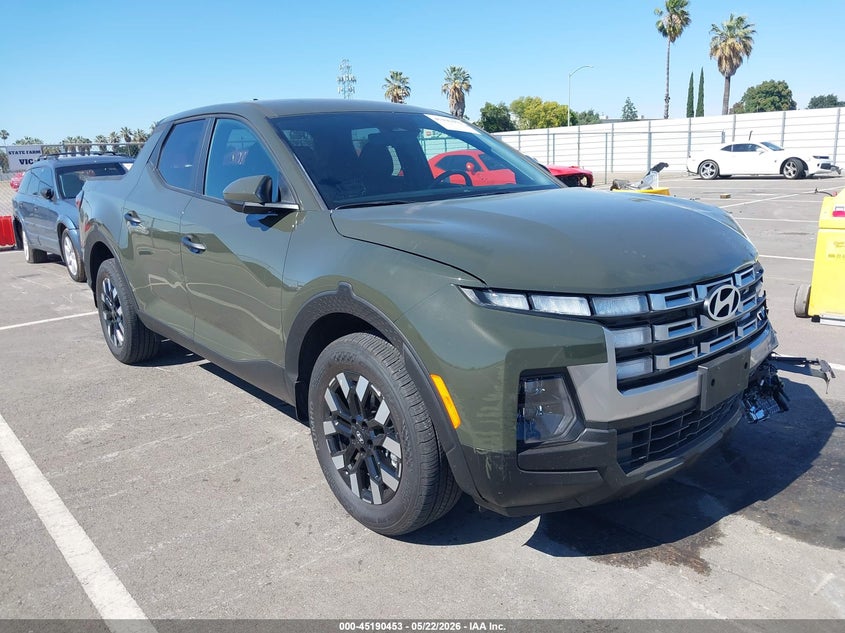 2025 Hyundai Santa cruz VIN 5NTJADDE4SH131499 IAAI salvage auction — FRONT END, Salvage (California), sold $7,300 on 2026-07-21 (photo 1)