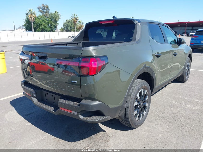 2025 Hyundai Santa cruz VIN 5NTJADDE4SH131499 IAAI salvage auction — FRONT END, Salvage (California), sold $7,300 on 2026-07-21 (photo 4)