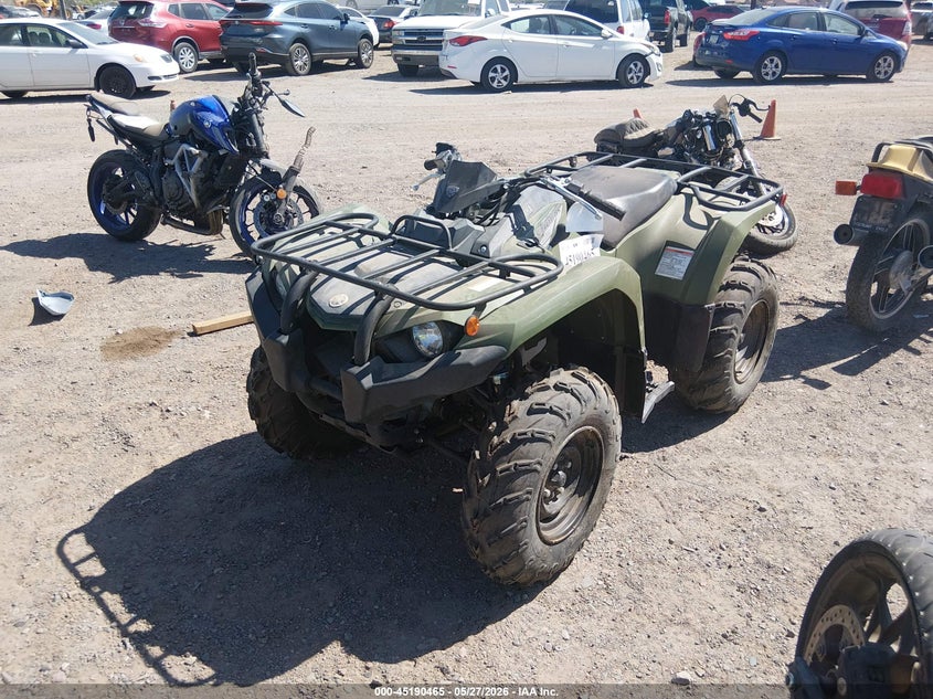 2021 Yamaha Yfm VIN 5Y4AJ8036MA109340 IAAI salvage auction — FRONT END, Salvage Title, sold $950 on 2026-07-28 (photo 2)