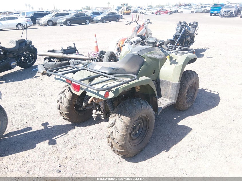2021 Yamaha Yfm VIN 5Y4AJ8036MA109340 IAAI salvage auction — FRONT END, Salvage Title, sold $950 on 2026-07-28 (photo 4)