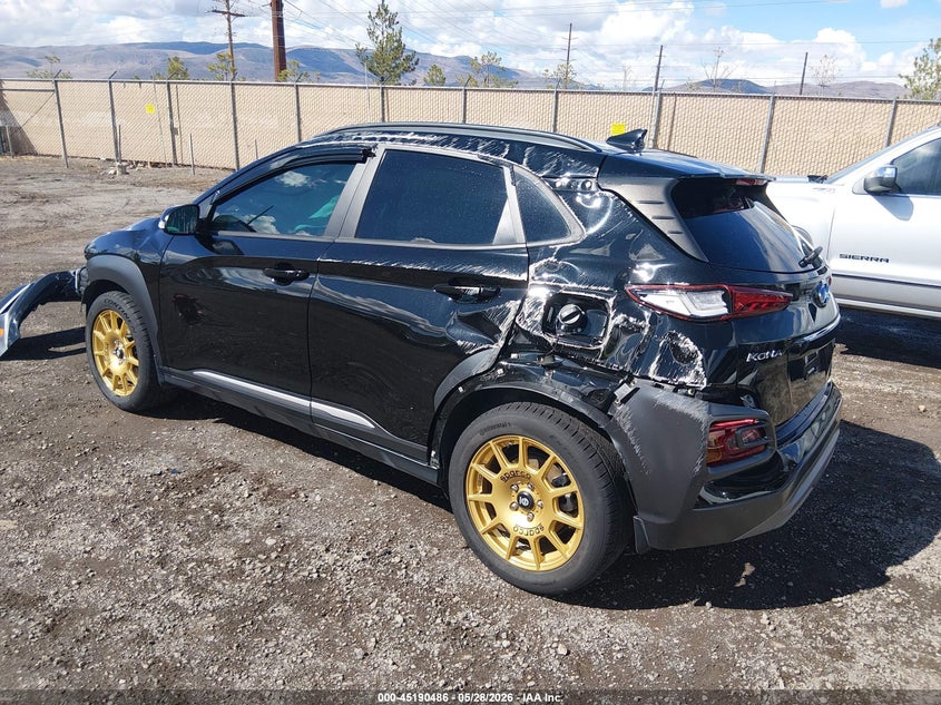 2021 Hyundai Kona VIN KM8K5CA53MU634354 IAAI salvage auction — ROLLOVER, Salvage Title, sold $2,000 on 2026-07-10 (photo 3)